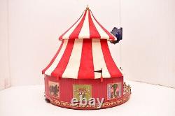 Mr Christmas Circus Tent Big Top Worlds Fair Gold Label Music Motion Lighted