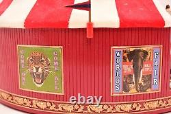 Mr Christmas Circus Tent Big Top Worlds Fair Gold Label Music Motion Lighted
