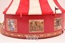 Mr Christmas Circus Tent Big Top Worlds Fair Gold Label Music Motion Lighted