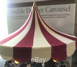 Mr Christmas Double Decker Carousel Animated, Lighted, Musical NEW IN BOX