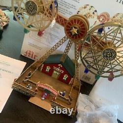 Mr. Christmas Double Ferris Wheel Christmas Village Carnival Ride Animated