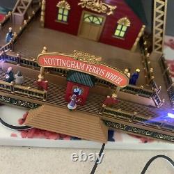 Mr. Christmas Double Ferris Wheel Christmas Village Carnival Ride Animated