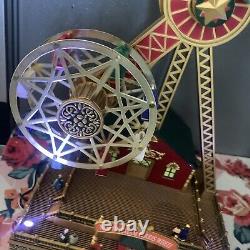 Mr. Christmas Double Ferris Wheel Christmas Village Carnival Ride Animated