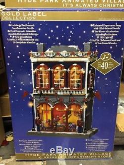 Mr. Christmas Gold Label Animated Village Kris Kringle's Department Store