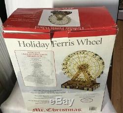 Mr Christmas Gold Label World's Fair Grand Ferris Wheel In Original Box