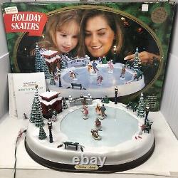 Mr Christmas Holiday Skaters Victorian Ice Rink Complete Works 25 Xmas Carols