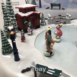 Mr Christmas Holiday Skaters Victorian Ice Rink Complete Works 25 Xmas Carols