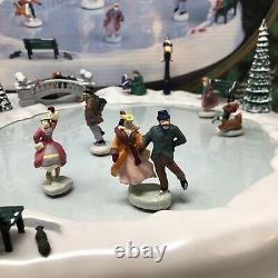 Mr Christmas Holiday Skaters Victorian Ice Rink Complete Works 25 Xmas Carols