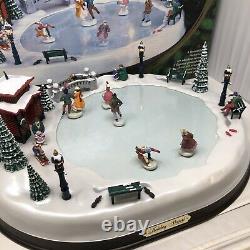 Mr Christmas Holiday Skaters Victorian Ice Rink Complete Works 25 Xmas Carols