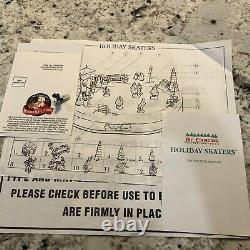 Mr Christmas Holiday Skaters Victorian Ice Rink Complete Works 25 Xmas Carols