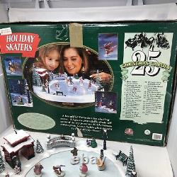 Mr Christmas Holiday Skaters Victorian Ice Rink Complete Works 25 Xmas Carols