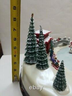 Mr Christmas Holiday Skaters Village Ice Rink Special Edition Target Vintage HTF