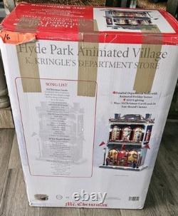 Mr. Christmas Hyde Park Animated Village K. Kringle's Department Store READ