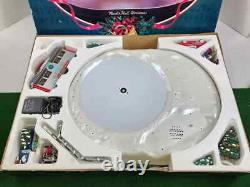 Mr. Christmas Rock N Roll Animated Musical Diner Skating Pond Complete & Works