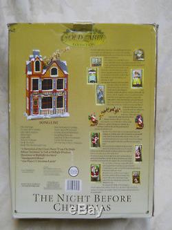 Mr Christmas The Night Before Christmas House-Windows Illuminate-Plays 15 Carols
