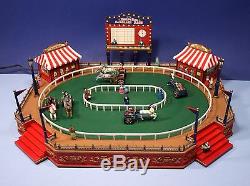 Mr Christmas World's Fair Animated, Lighted Carriage Race with Music -Works Great