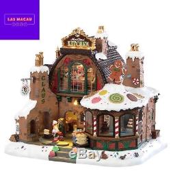 Mrs Claus Kitchen Christmas Village Building with 4.5V Adaptor Animated Set Lemax