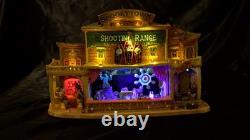 NEW! 2010 Lemax Spooky Town Shooting Range Retired VIDEO