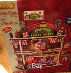 NEW 2016 LEMAX CHRISTMAS VILLAGE CANDY WORKS withSIGHTS & SOUNDS Animated