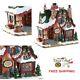 NEW 2018 Lemax Village Lighted Building The Claus Cottage Christmas Table Decor