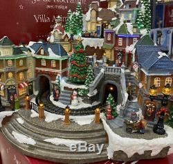 NEW 2019 Christmas Animated Holiday Musical Winter Village Moving Train 8 Songs