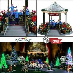 NEW 2019 Lemax Village Holiday Garden Green Bandstand Christmas Table Decor Gift