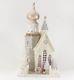NEW CODY FOSTER Christmas CASTLE WITH FOX HOUSE 17 Tall