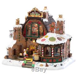 NEW Christmas Village Building Mrs. Claus Kitchen with 4.5V Adaptor Animated Set