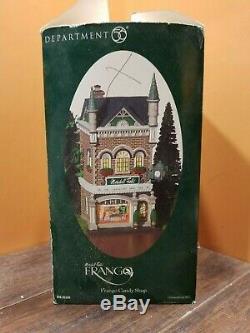 NEW Dept 56 06300 Marshall Field FRANGO Candy Shop Store Christmas Village READ