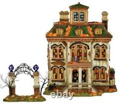 NEW Dept 56, Last Laugh Asylum #6000662, Lighted Colored 2 Piece Halloween