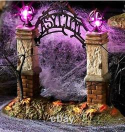 NEW Dept 56, Last Laugh Asylum #6000662, Lighted Colored 2 Piece Halloween