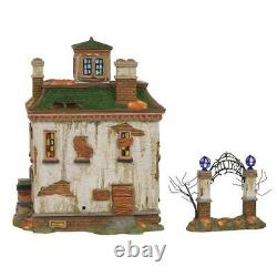 NEW Dept 56, Last Laugh Asylum #6000662, Lighted Colored 2 Piece Halloween