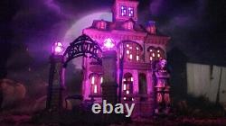 NEW Dept 56, Last Laugh Asylum #6000662, Lighted Colored 2 Piece Halloween