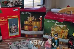 NEW Large Collection of Porcelain Christmas Houses, Villages, Figurines