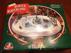 NEW MR. CHRISTMAS WINTER WATERLAND Animated Pond Fountain MINT and QUICK SHIP
