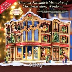 NEW RARE Lighted & Narrated Story, The Night Before Christmas. Village Building