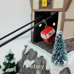 NEW St. Nicholas Square Christmas Village House and Gondolas Light Motion