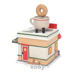 NIB Department 56 Snow Village Doug's Donut Shop 6009708