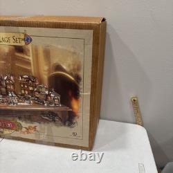 NIB Grandeur Noel 39 Piece Victorian Village Set Collector's Edition 1999 Nice