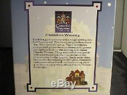 NOS CAROLE TOWNE Chambon Winery 2009 Christmas Village Town Wine RARE NEW Bar