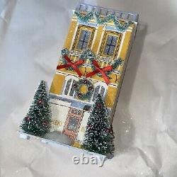 NWT Anthropologie George & Viv Light-Up Holiday Village Bakery Row House Shop