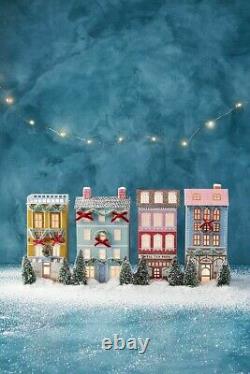 NWT Anthropologie George & Viv Light-Up Holiday Village Sugar Plum Sweet Shop