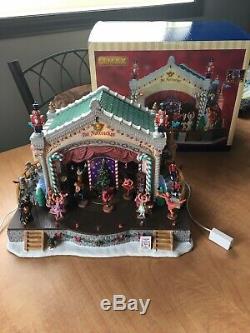 Never used in box Lemax Retired The Nutcracker ballet suite, animated lighted