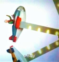 New Animated, Lights & Sound Christmas Carnival Circus Double Flying Planes Ride