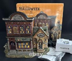 New! Dept 56 Snow Village Halloween Critter's Pets & Pelts Taxidermy 808986