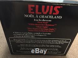 New Graceland At Christmas Elvis Songs Illuminated Musical Porcelain Led Lights