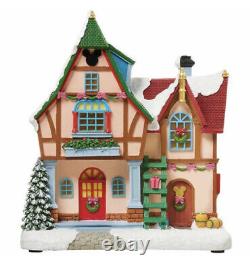 New Holiday Disney Christmas Village Set Lights & Music, 13 Piece Set- Limited