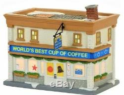 New RARE Dept 56, Elf The Movie, The World's Best Cup Of Coffee Shop Buiding