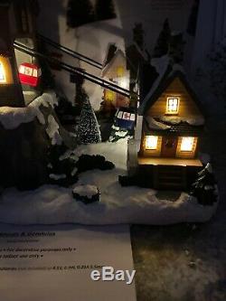 New St Nicholas Square Gondola House SKi Hill Resort Animated Lighted Village