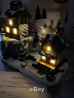New St Nicholas Square Gondola House SKi Hill Resort Animated Lighted Village
